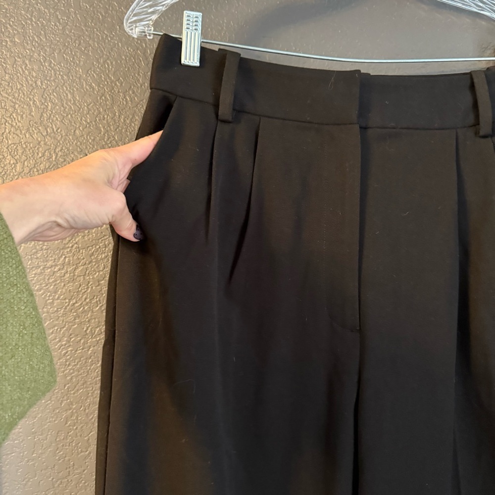 FAVORITE DAUGTHTER • The favorite pant black - size 12 pleated wide leg - Picture 7 of 11